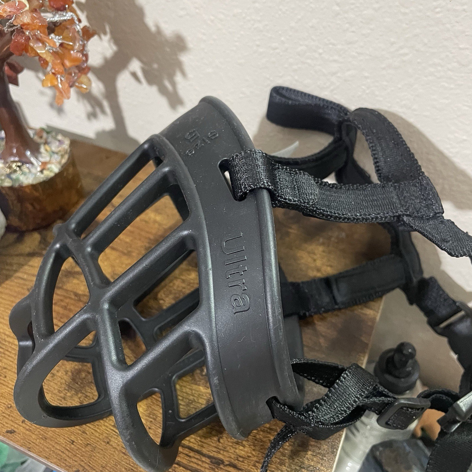 Baskerville Ultra Dog Muzzle Size 5 Black Basket Muzzle Adjustable Humane Traini