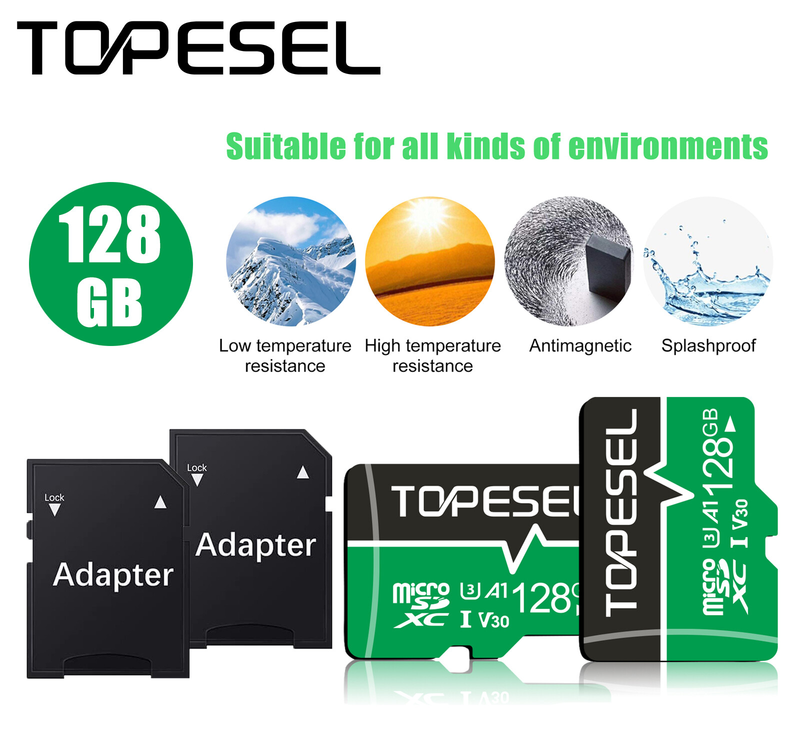 128GB Micro TF SD Card SDXC Class10 U3 Memory Card High Speed TF Flash Card Lot