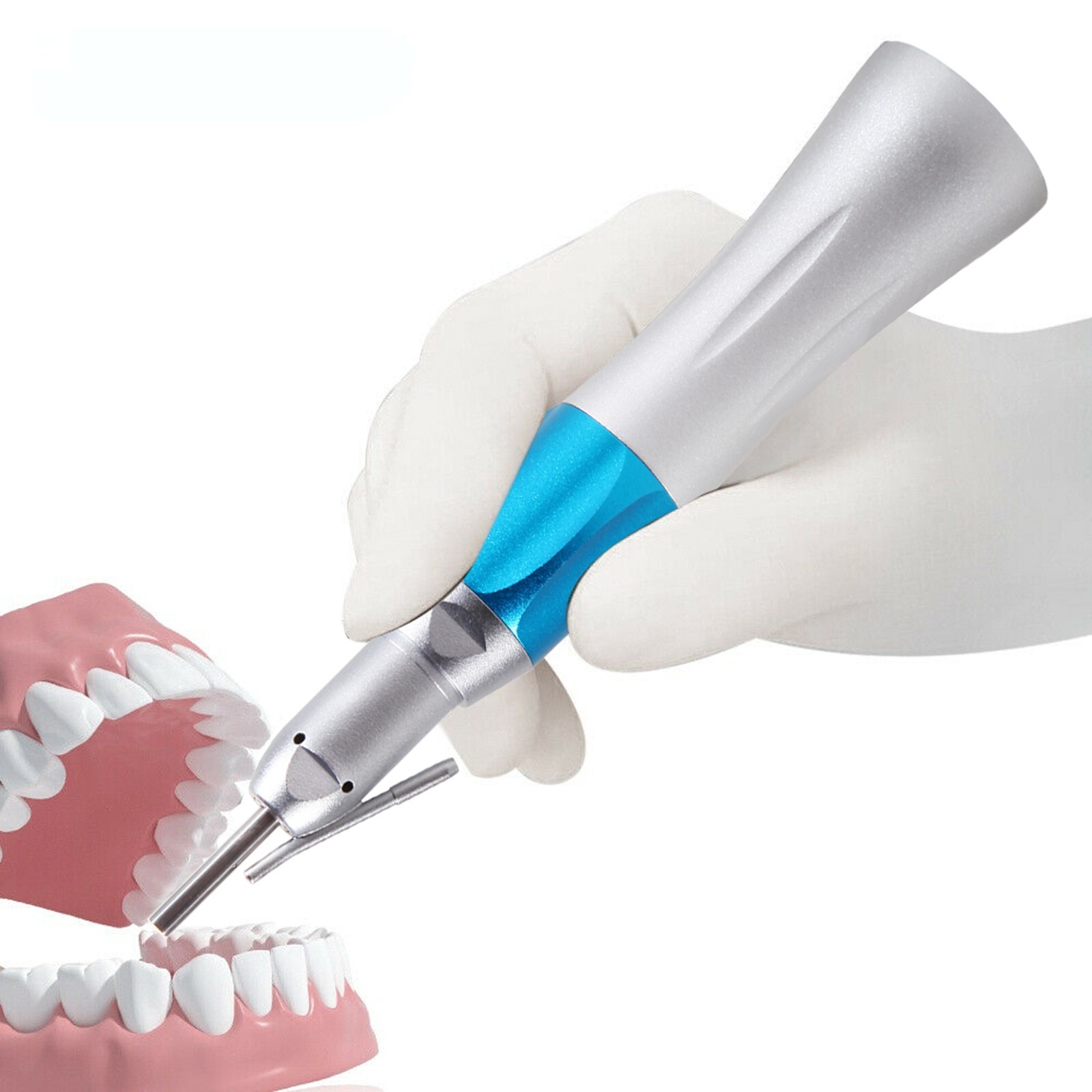 Surgical Dental Straight Handpiece 1:1 NoseCone External Irrigation Low Speed OR