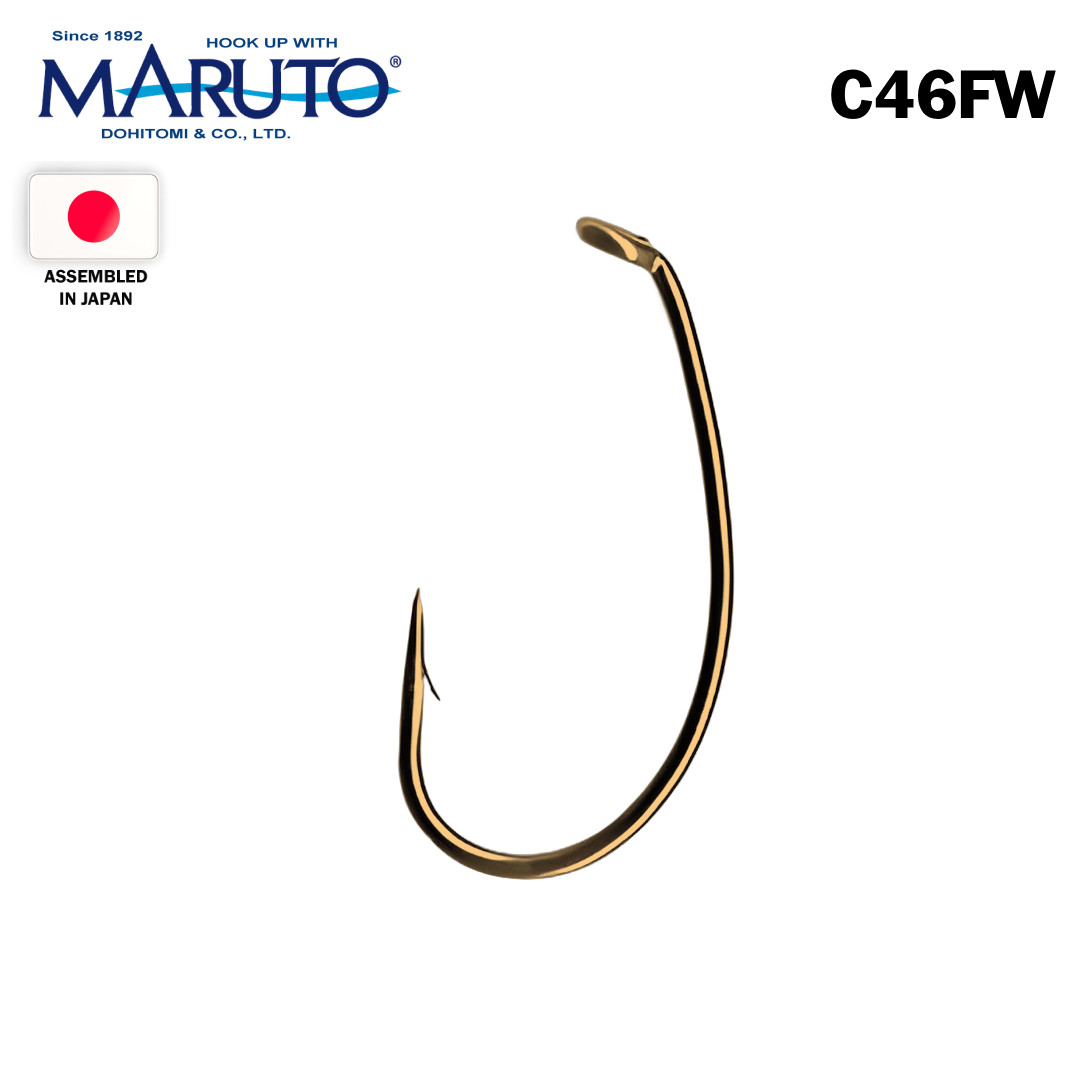 100/1000 pack MARUTO DOHITOMI C46FW Bronzed Shrimp & Caddis pupa