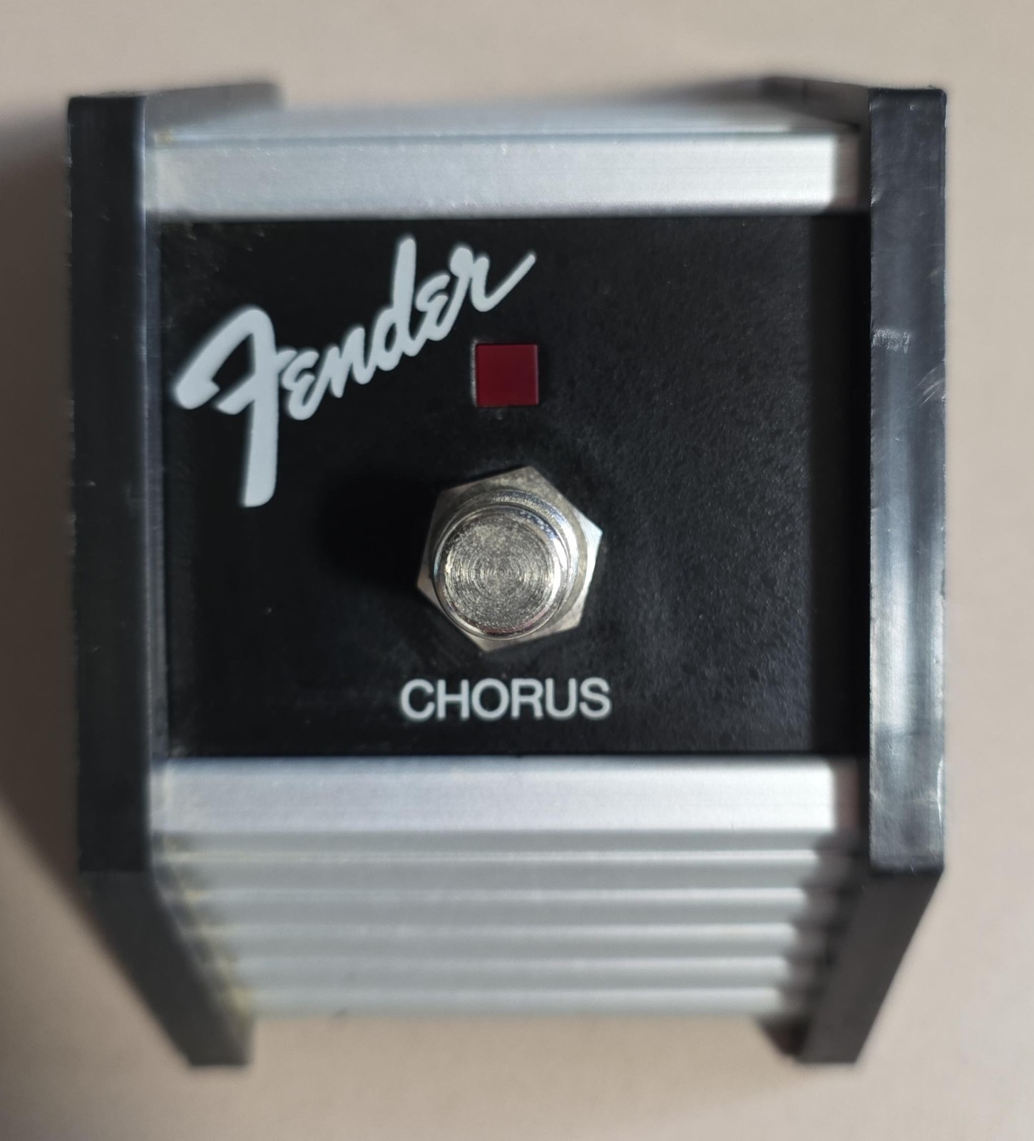 Vintage Fender 1 Button Foot Switch Chorus Guitar Pedal