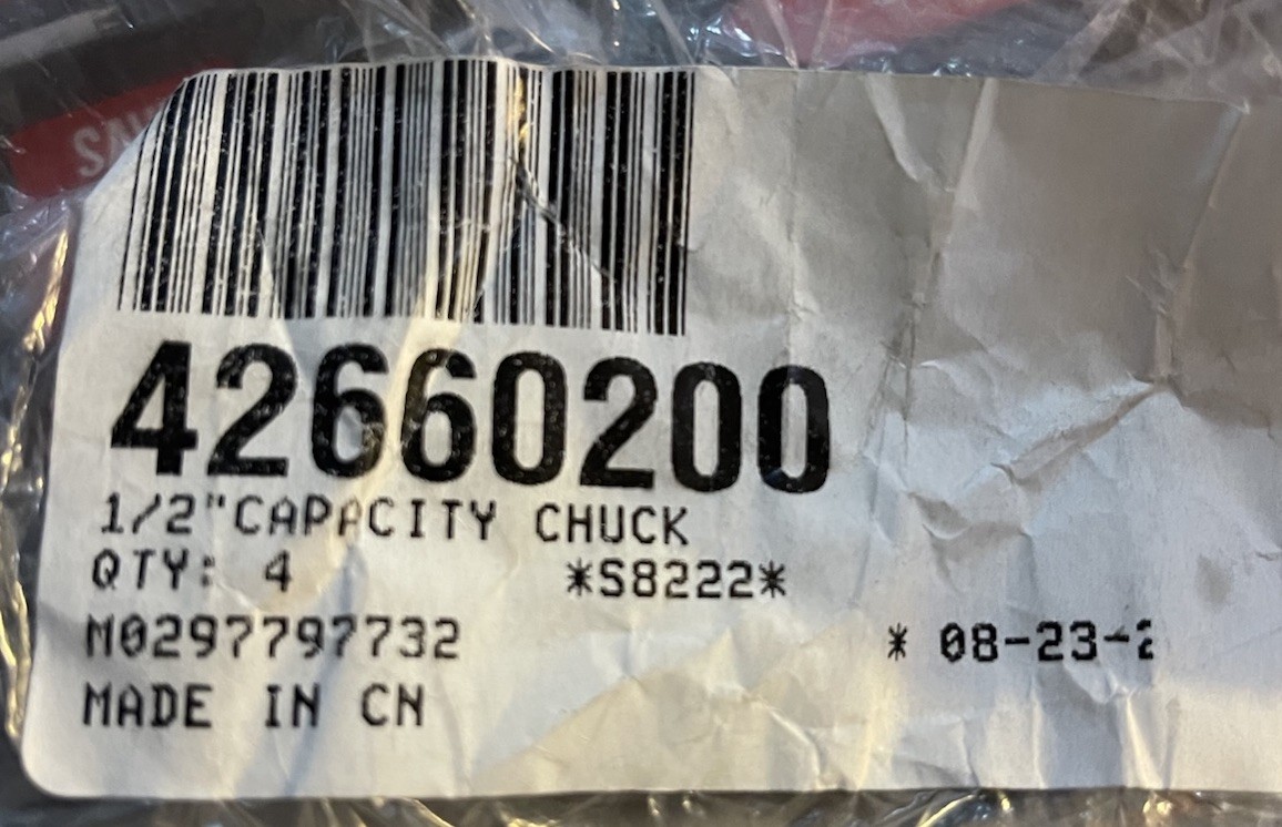 Milwaukee 42-66-0200 1/2" Keyless Chuck, Milwaukee Replacement - New