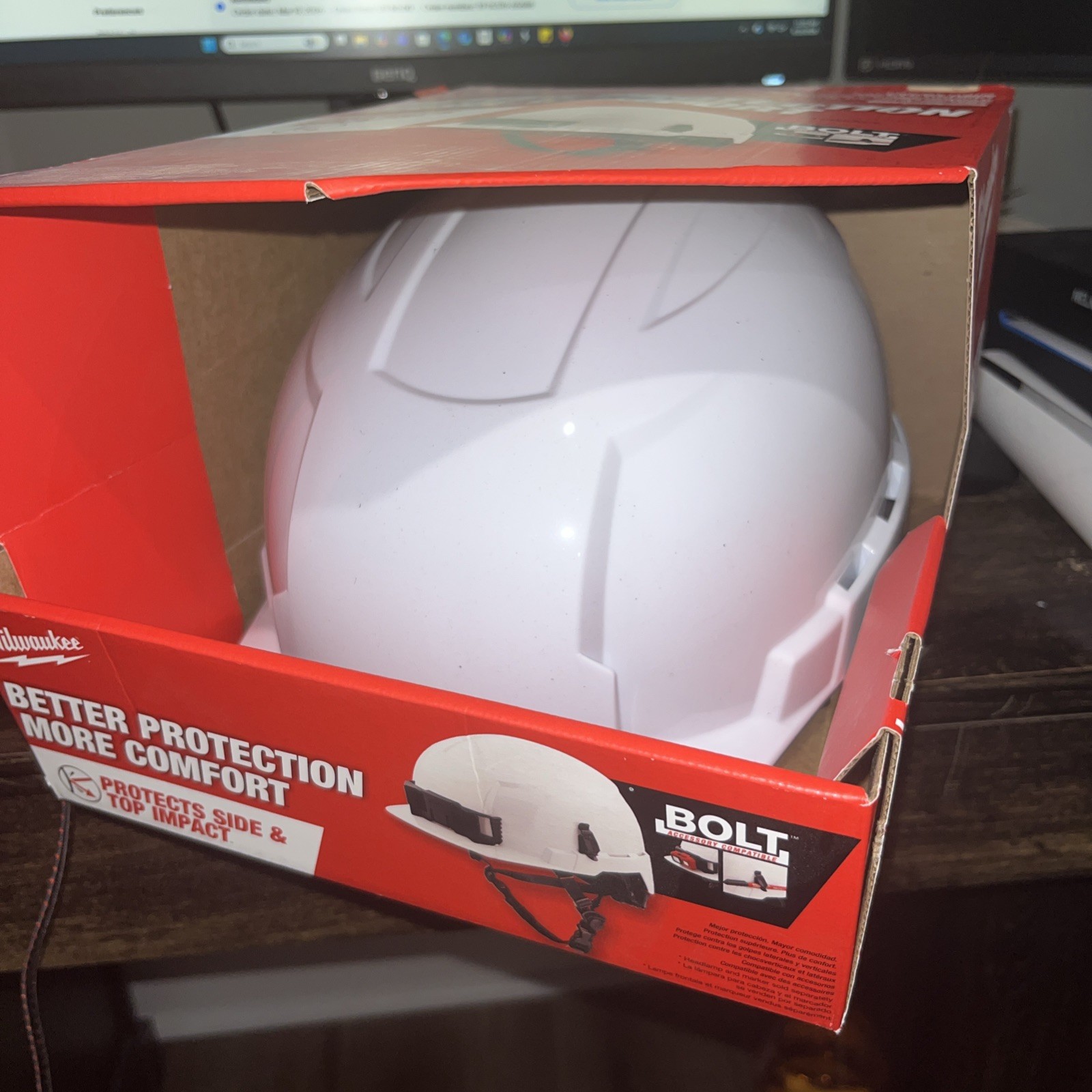 Milwaukee Bolt Front Brim Safety Helmet Type 1, 2, Class E New In Box 48-73-1321