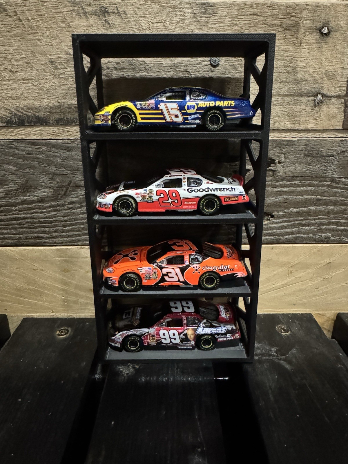 3d Printed black 1/64 Diecast Display Stand *CARS NOT INCLUDED*