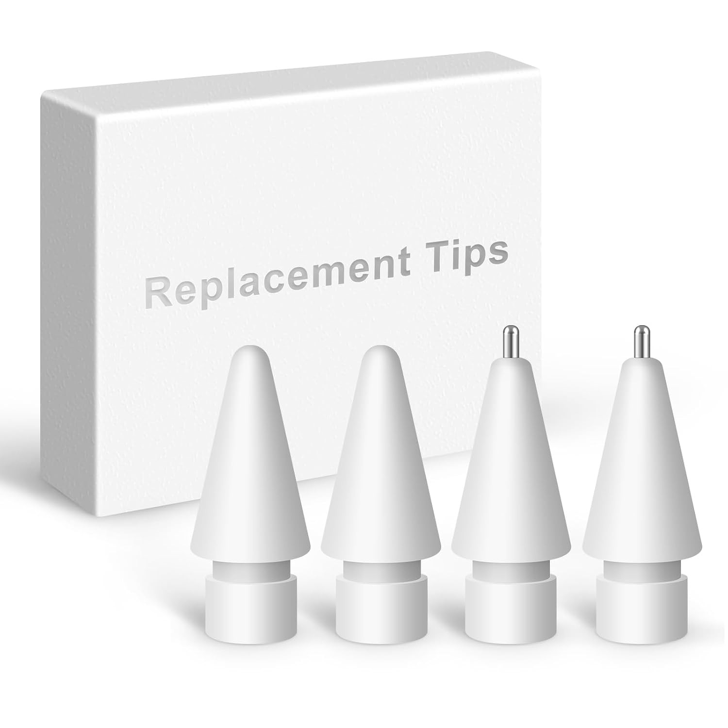 Apple Pencil Pro Replacement Tips Metal Wear Resistant USB-C 1st 2nd Gen
