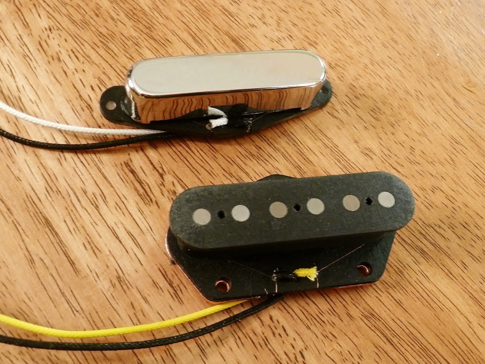 HYBRID PICKUP SET NICKEL MIXED ALNICO 5/2 MAGNETS VINTAGE TONE FOR TELECASTER