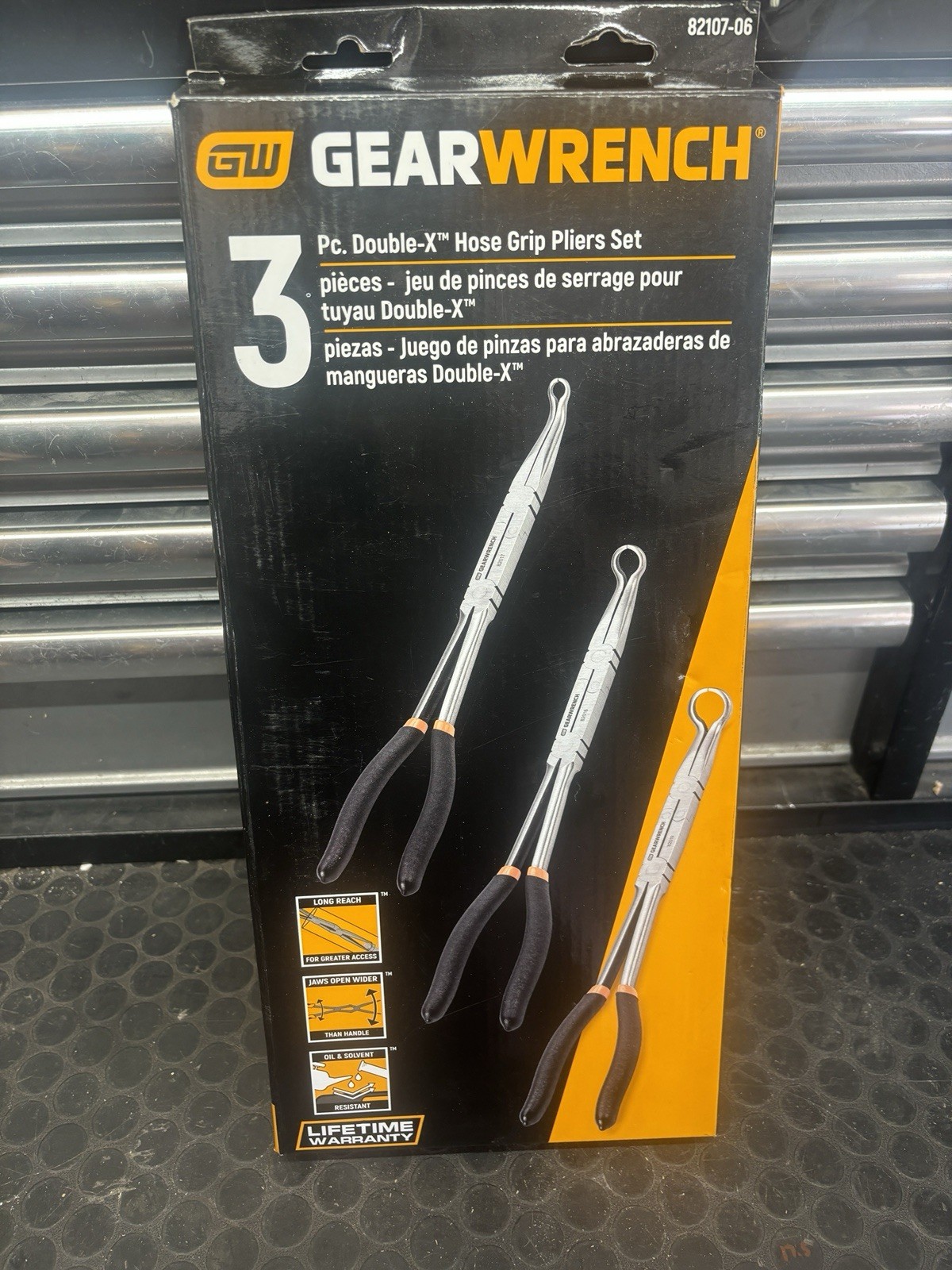 New Gearwrench Double-x Hose Grip Pliers Set