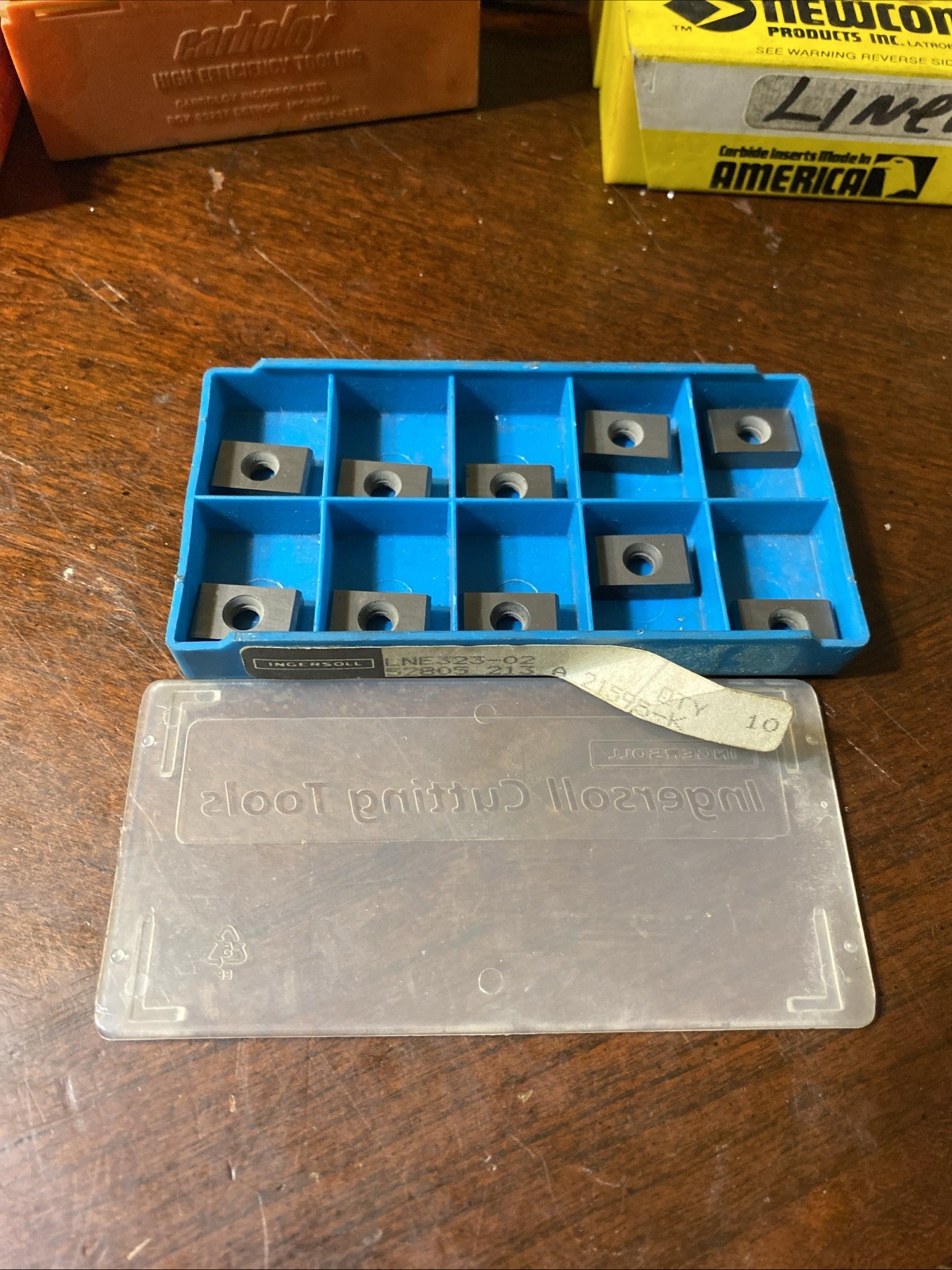 Ingersoll Carbide Milling Inserts    LNE323-02    GRADE  213A   Qty.10 (I32)