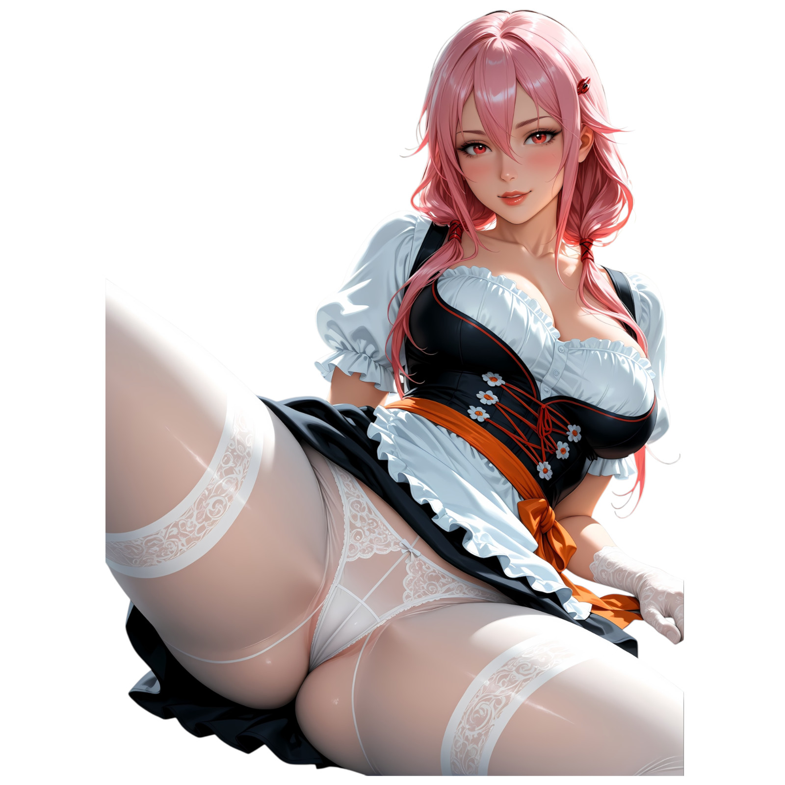 INORI YUZURIHA GUILTY CROWN 6" STICKER DECAL JAPANESE MOTORSPORT CAR WAIFU ANIME