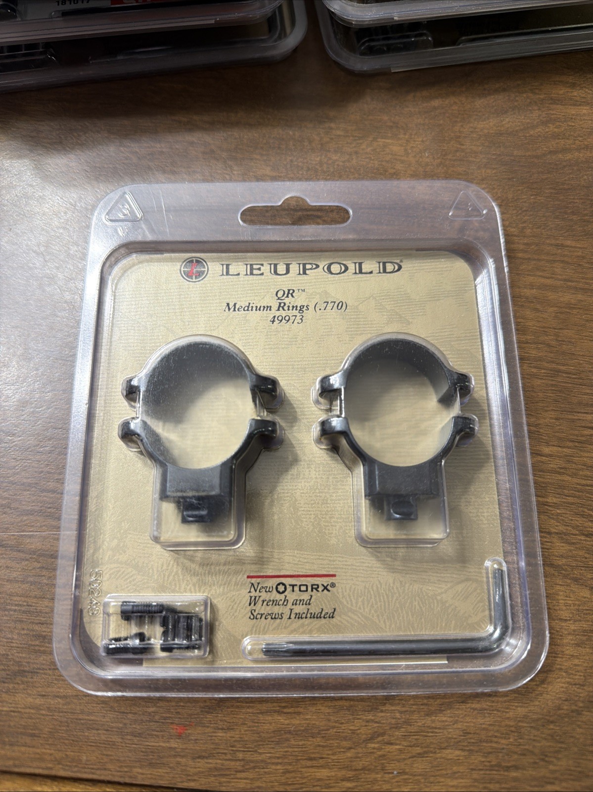NOS Leupold QR Quick Release Detach 1” Medium .770 Scope Rings 49973 Gloss