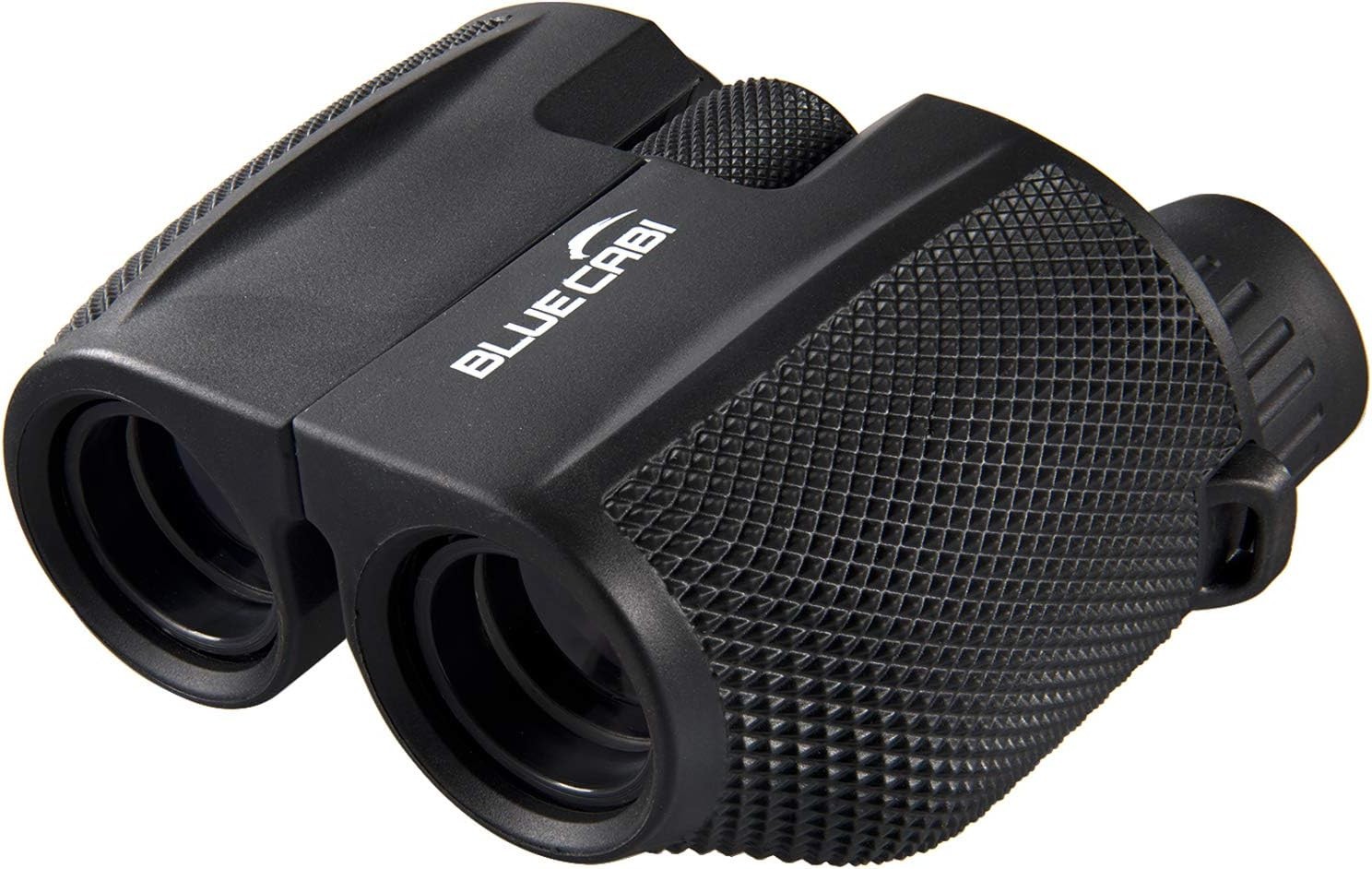 BlueCabi 10x25 Compact Binoculars Foldable Lightweight for Adults & Kids Black