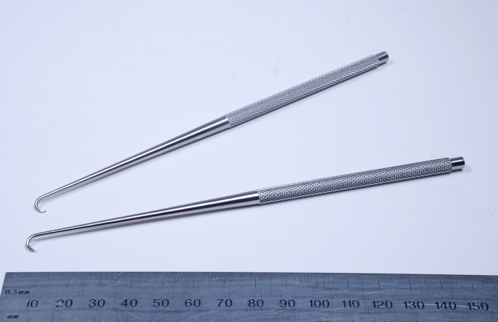 2x Codman #38-6642 Joseph Nasal Hook 6¼" Single-Prong Stainless Surgical