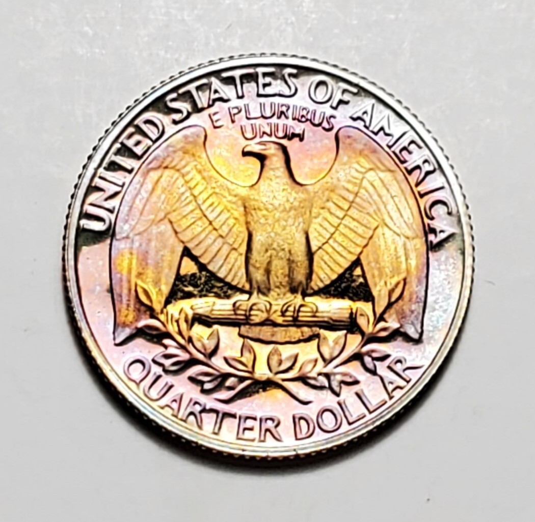 TONED 1984 S WASHINGTON QUARTER PROOF UNC #C3953
