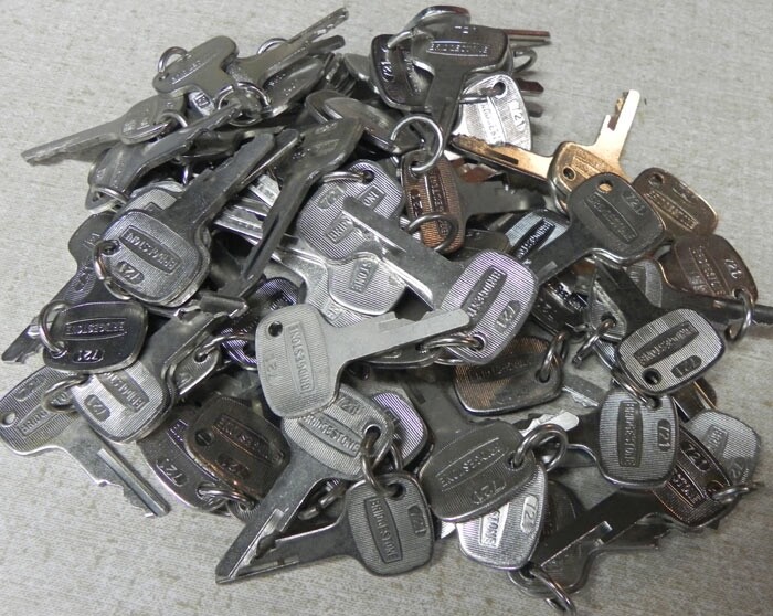 Bridgestone Motorcycle Factory precut KEY 50-60-90-100-175-200-350. NEW Original