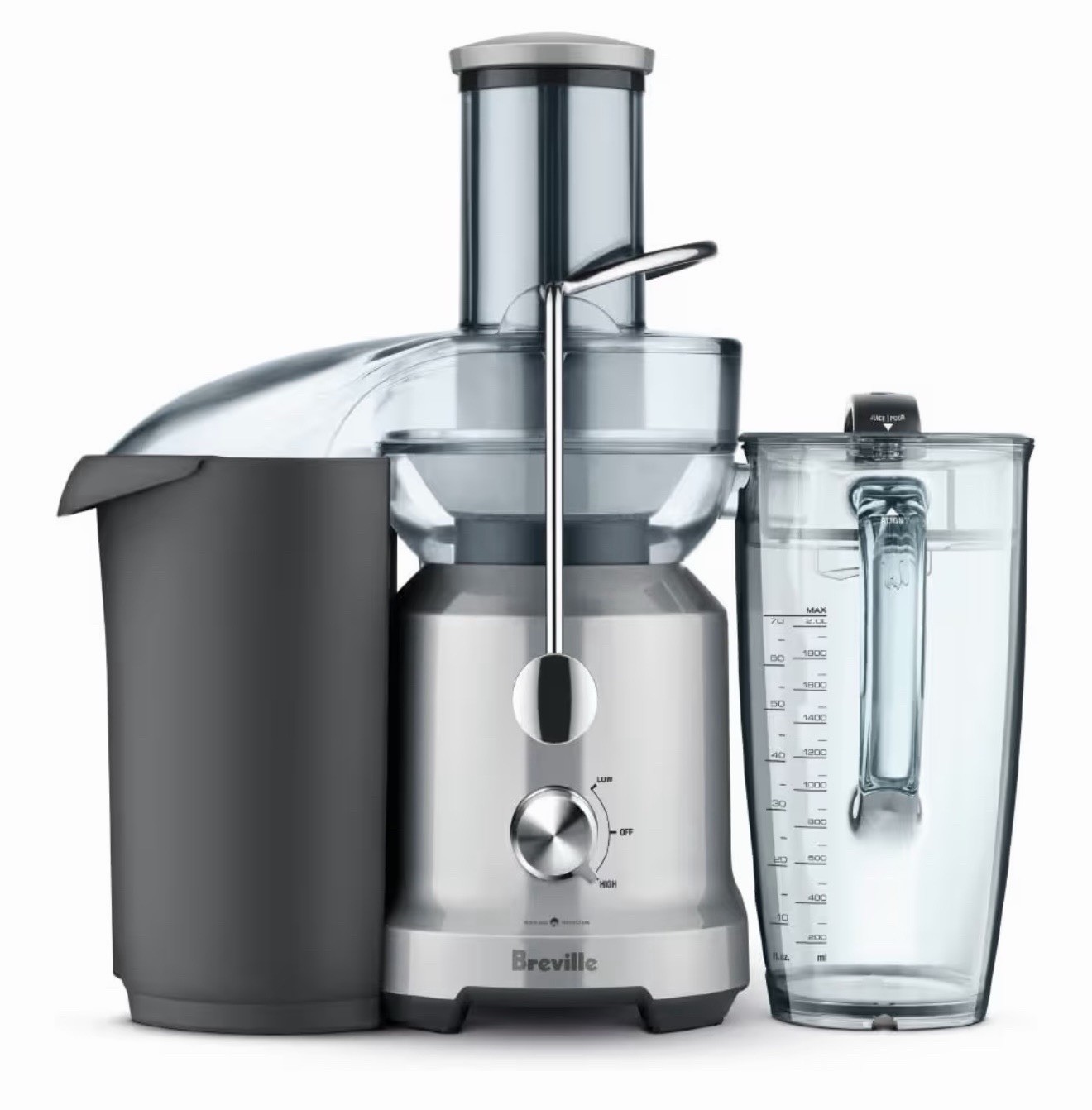Breville Juice Fountain Cold Centrifugal Juicer - Silver (BJE430SILUSC) - New