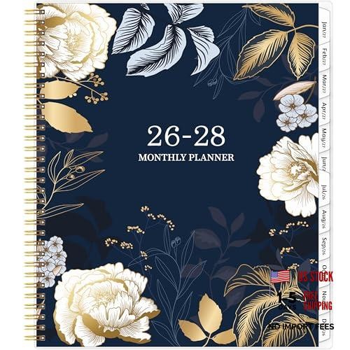 2026-2028 Monthly Planner - 2 Year Calendar Planner - Gold - Jul 2026 - Jun 2028