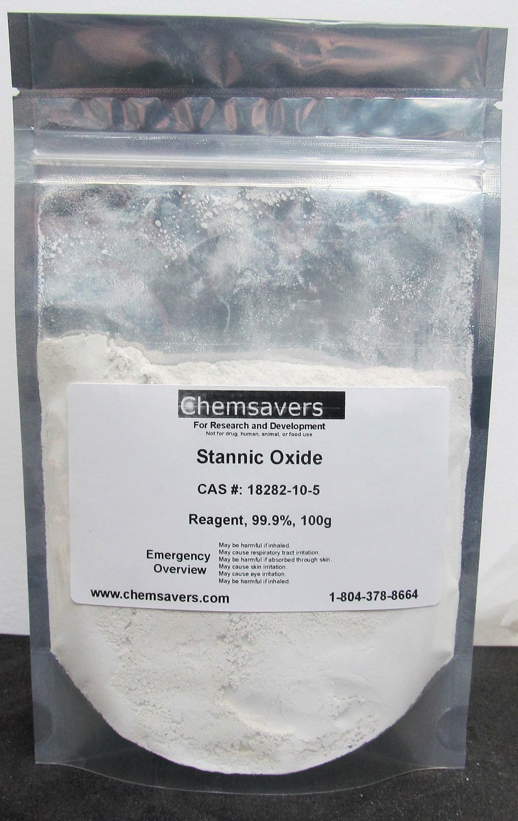 Stannic Oxide, Reagent, 99.9%, 100g
