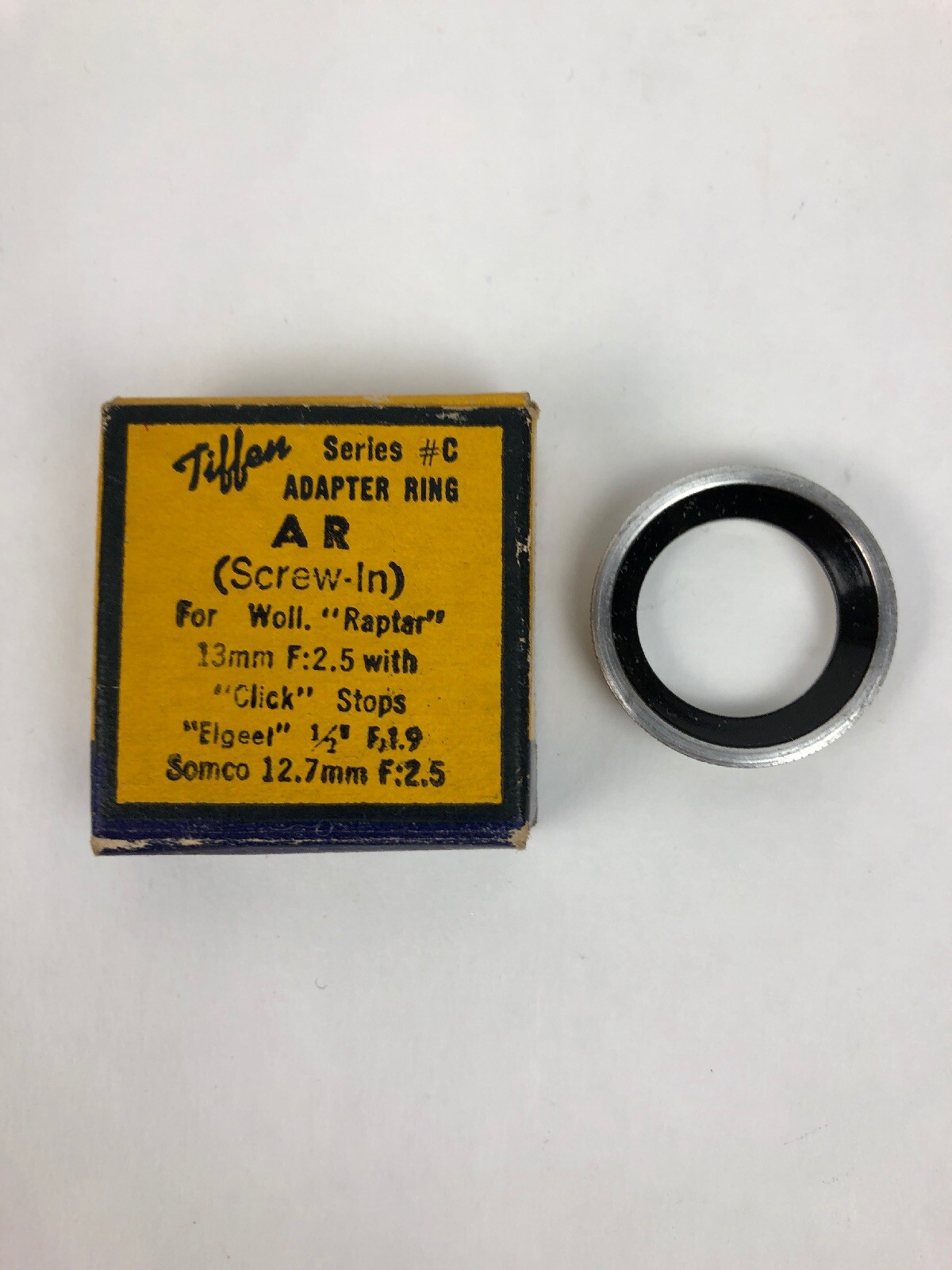 Rare All Purpose Tiffen Adapter Ring Series # C AR Screw In See Images- FSTSHP