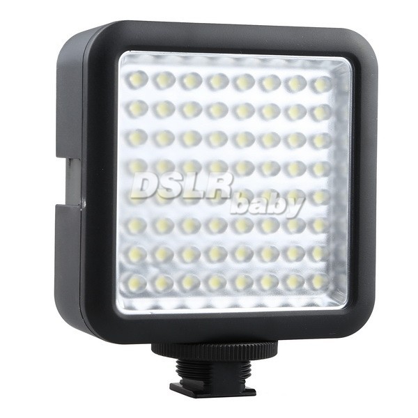 64 LED Video Light Lamp for EOS for Nik0n Sony Olympus DV Camcorder