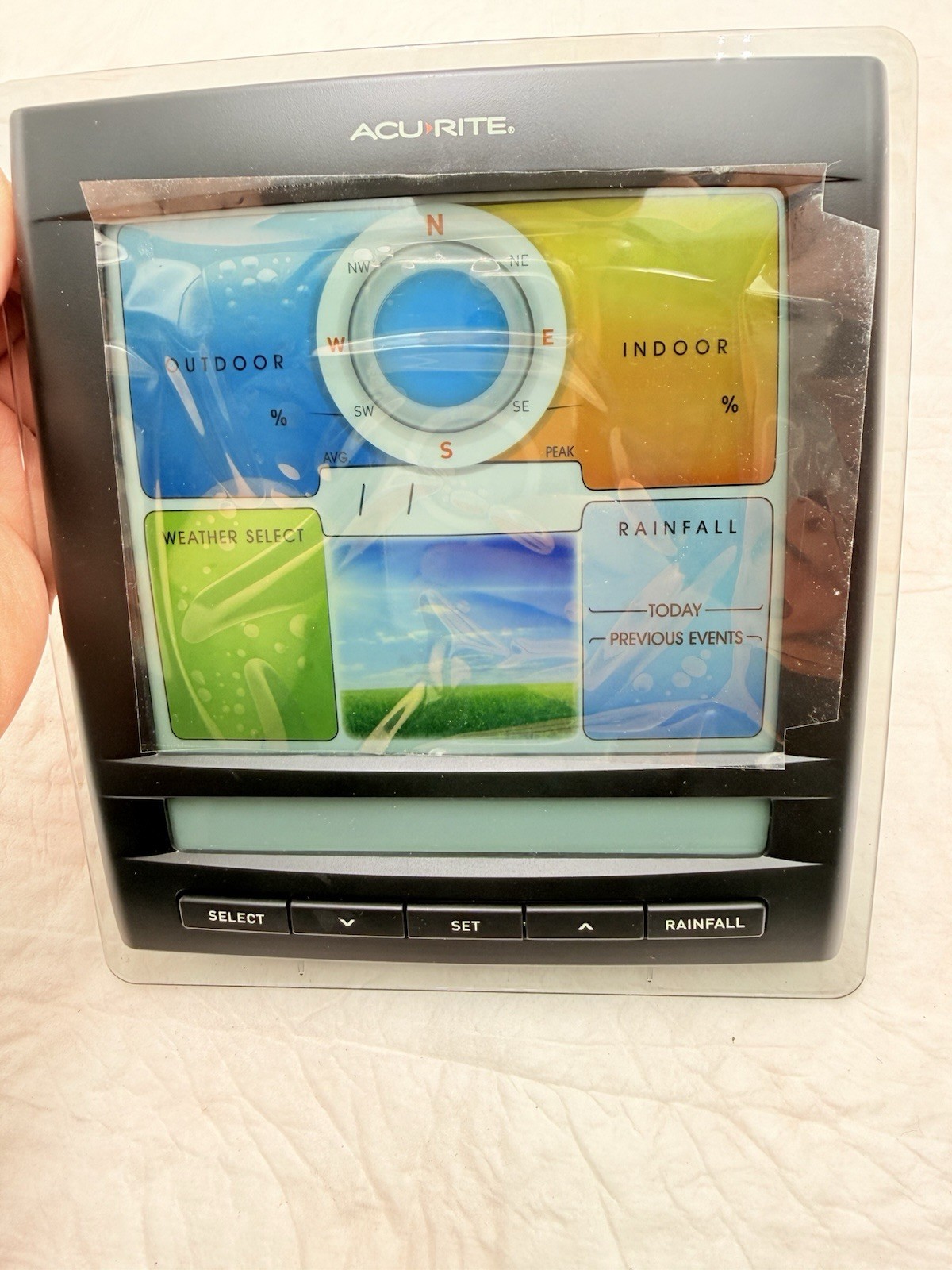 Acurite 5 In 1 Weather Station Display Color Lcd Indoor Outdoor Monitor No Stand