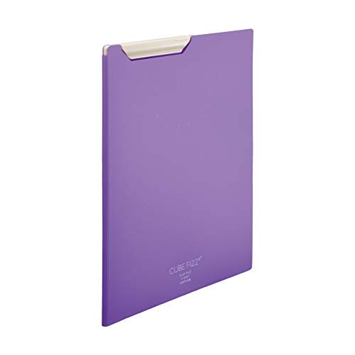 Lihit lab. Binder Clip File A4 Purple F6067-10