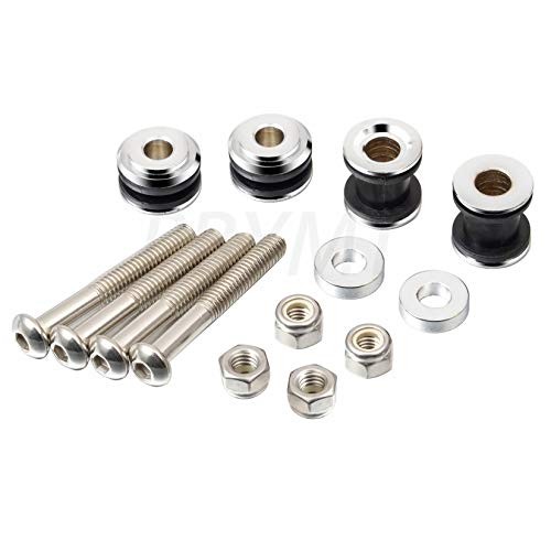 Detachable Sissy Bar Backrest Docking Hardware Kit Compatible for Harley
