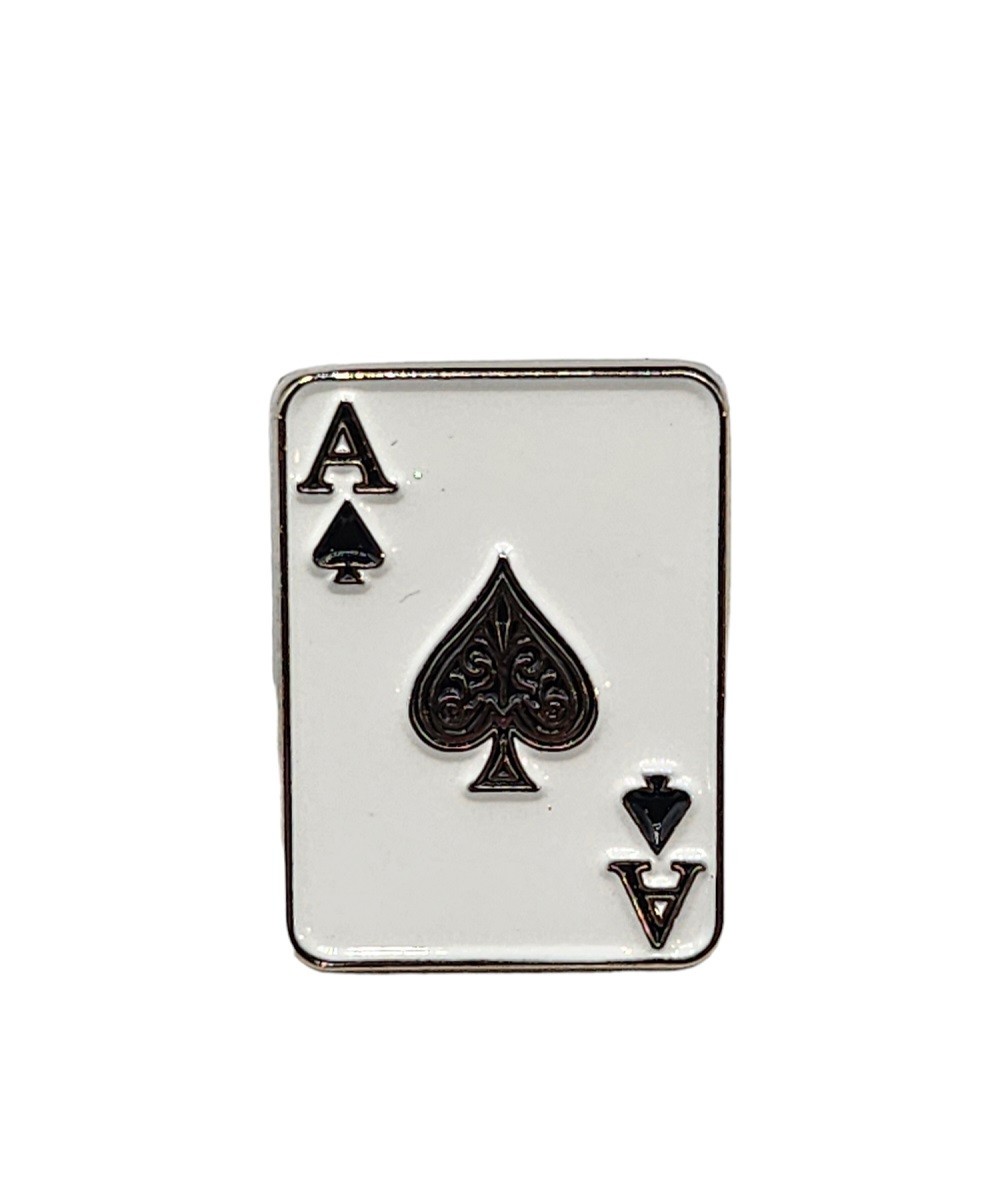 Cactus Ranch Ace Of Spade Update - Accessories Hat Cap Pins - Crhp-35