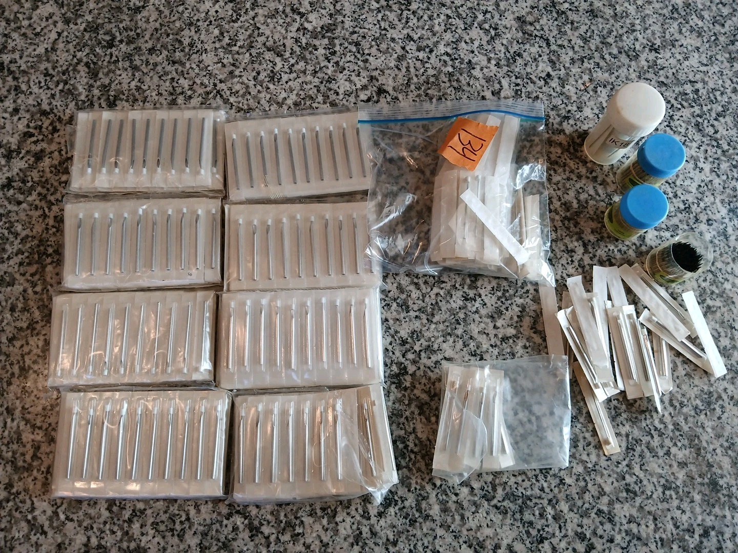 Lot Multiple gauge body Piercing Needles Look!! 100s!!
