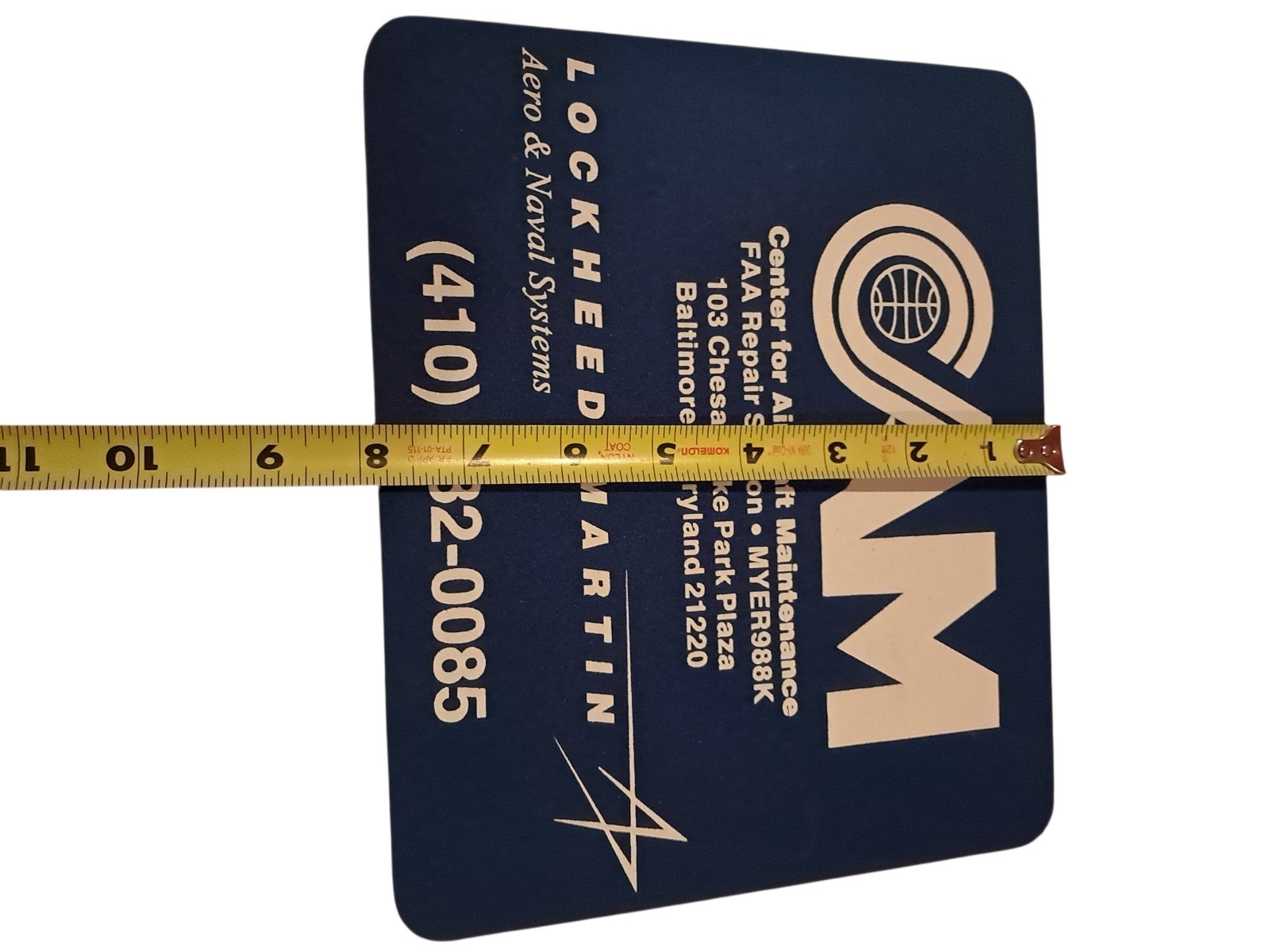 Lockheed Martin Aero And Navel Systems Mouse Pad
