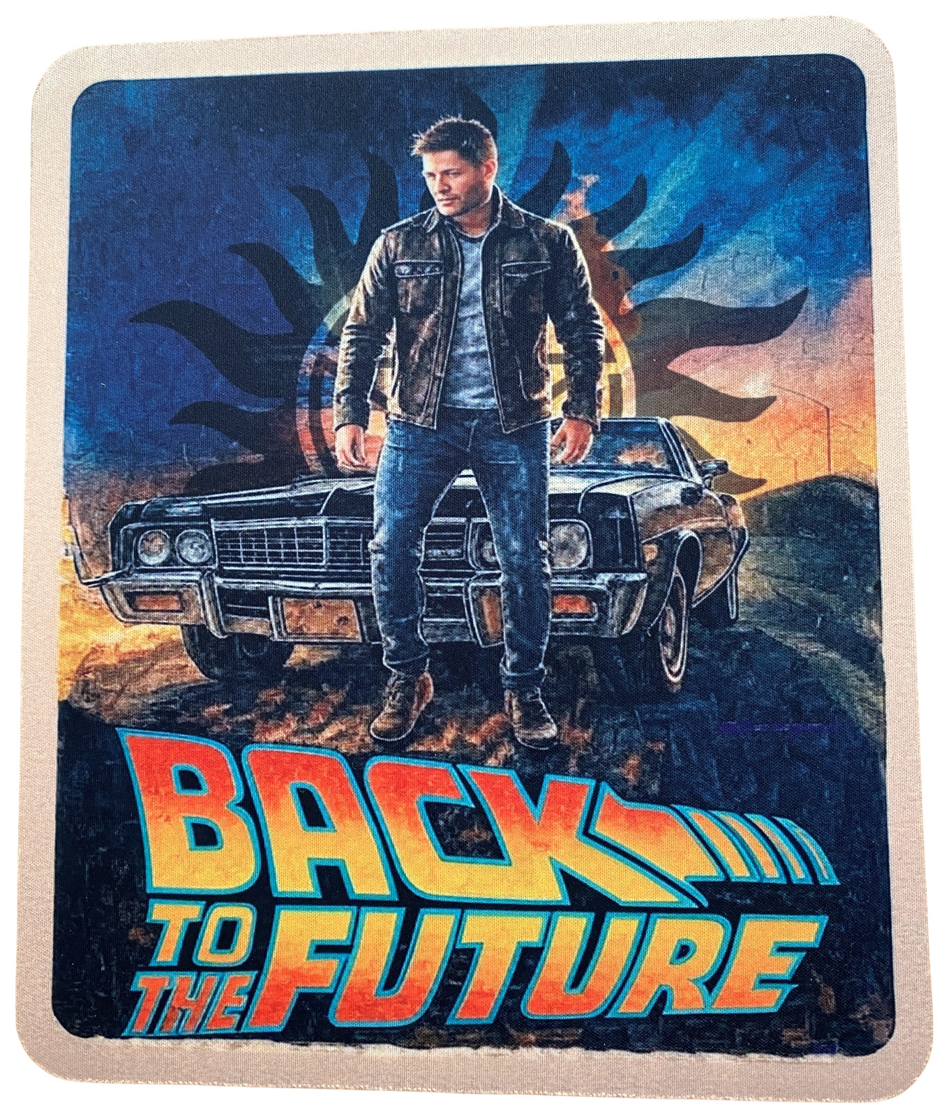 Supernatural Dean Mouse Pad Back to the Future Office Mousepad Winchester