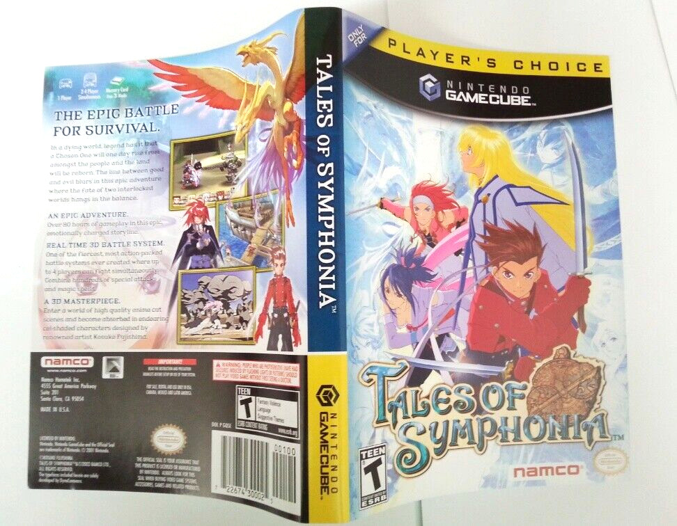 Nintendo Gamecube COVER PAGE ARTWORK (Box Art) Original INSERTS Only