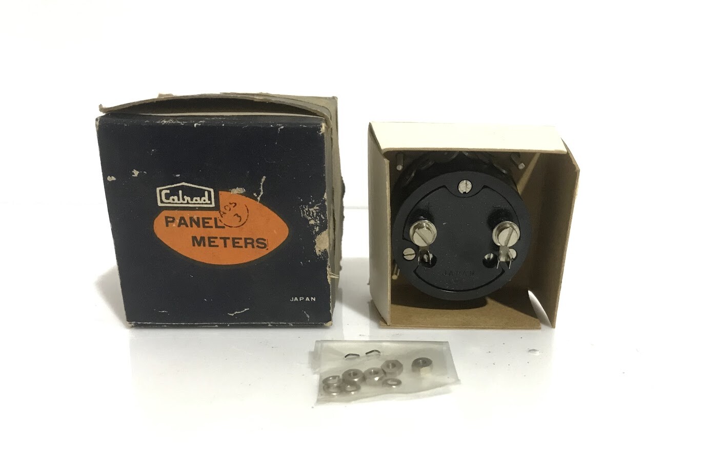Calrad 0-50 DC Micro Volts Panel Meter Cat.No. CMO-38-8 NOS