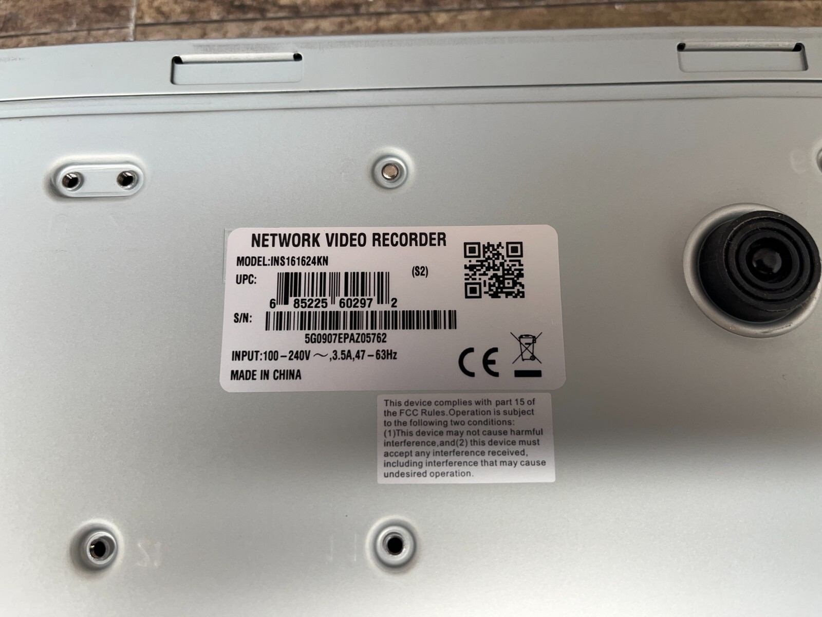 Storm INS161624KN Network Video Recorder 1TB HDD