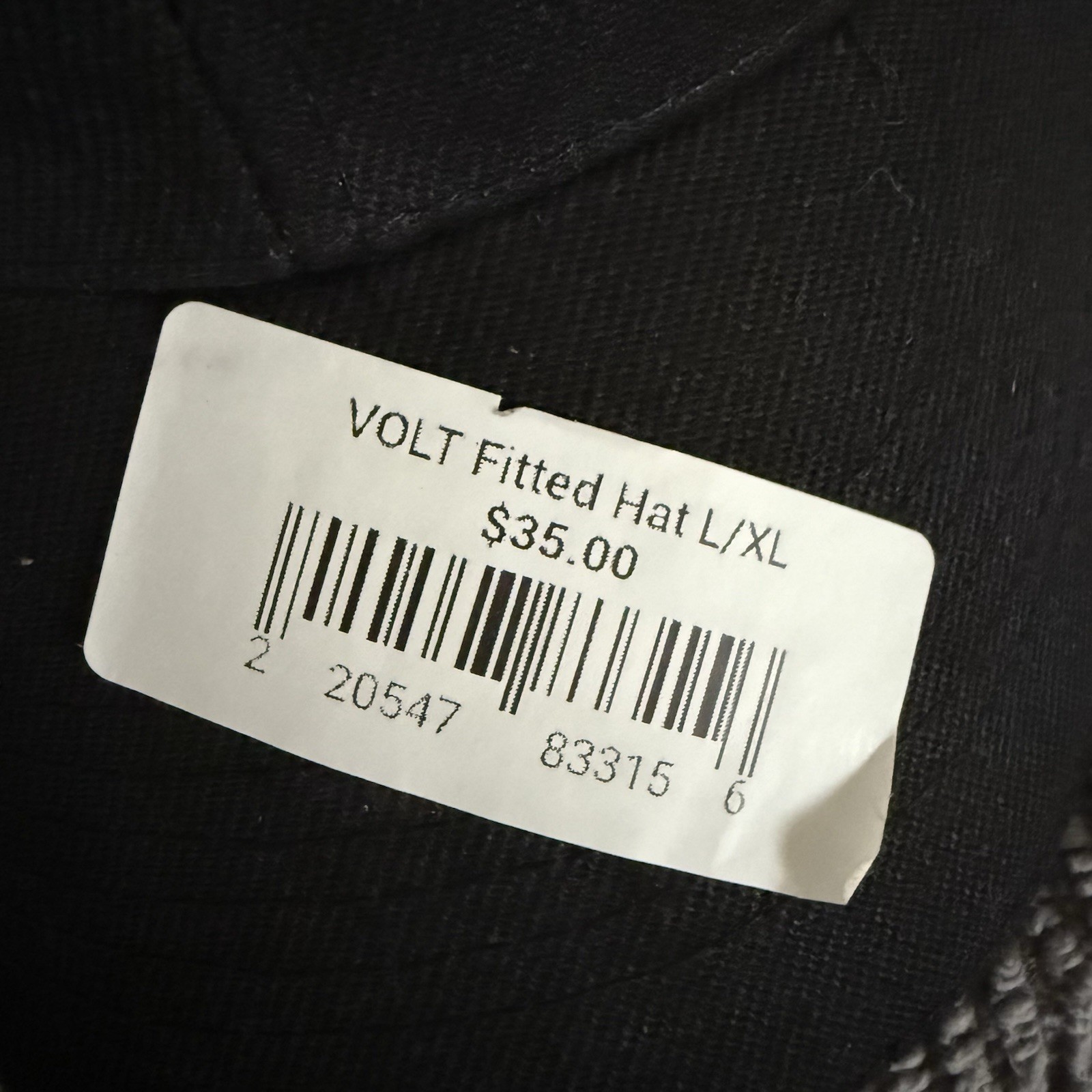 Volt Snapback Men's Hat Chef Hat Knives Cooking Black White L/XL