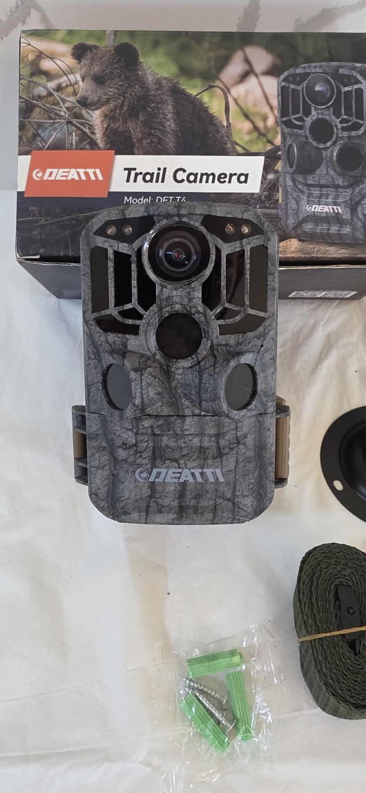 DEATTI Trail Camera DET T4 4K PIR Sensors Auto IR Filter Photo Autofocus Hunting