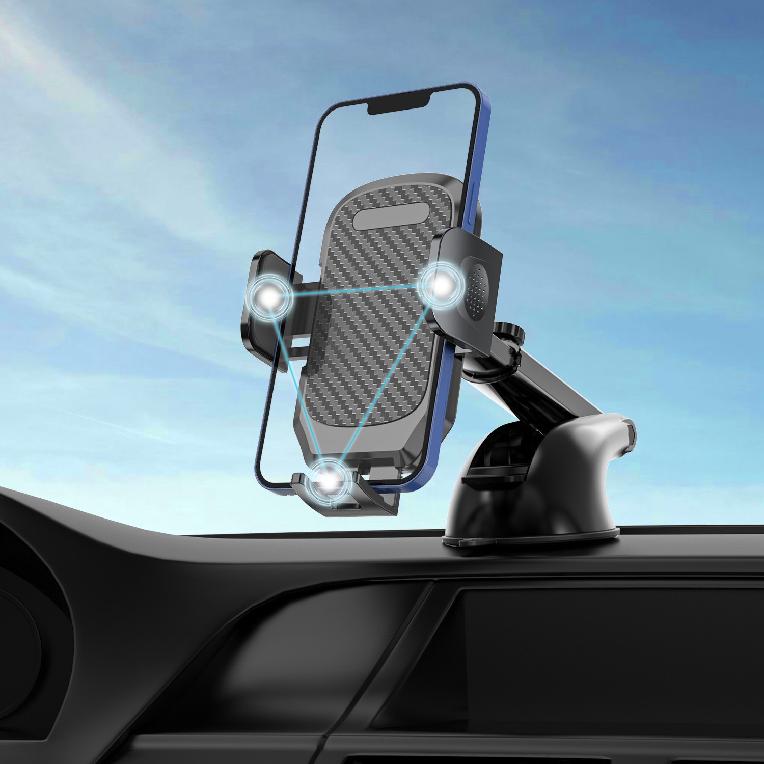 For Motorola Edge 2022 2024 2025 2026 Car Holder Dashboard Phone Mount Car Stand