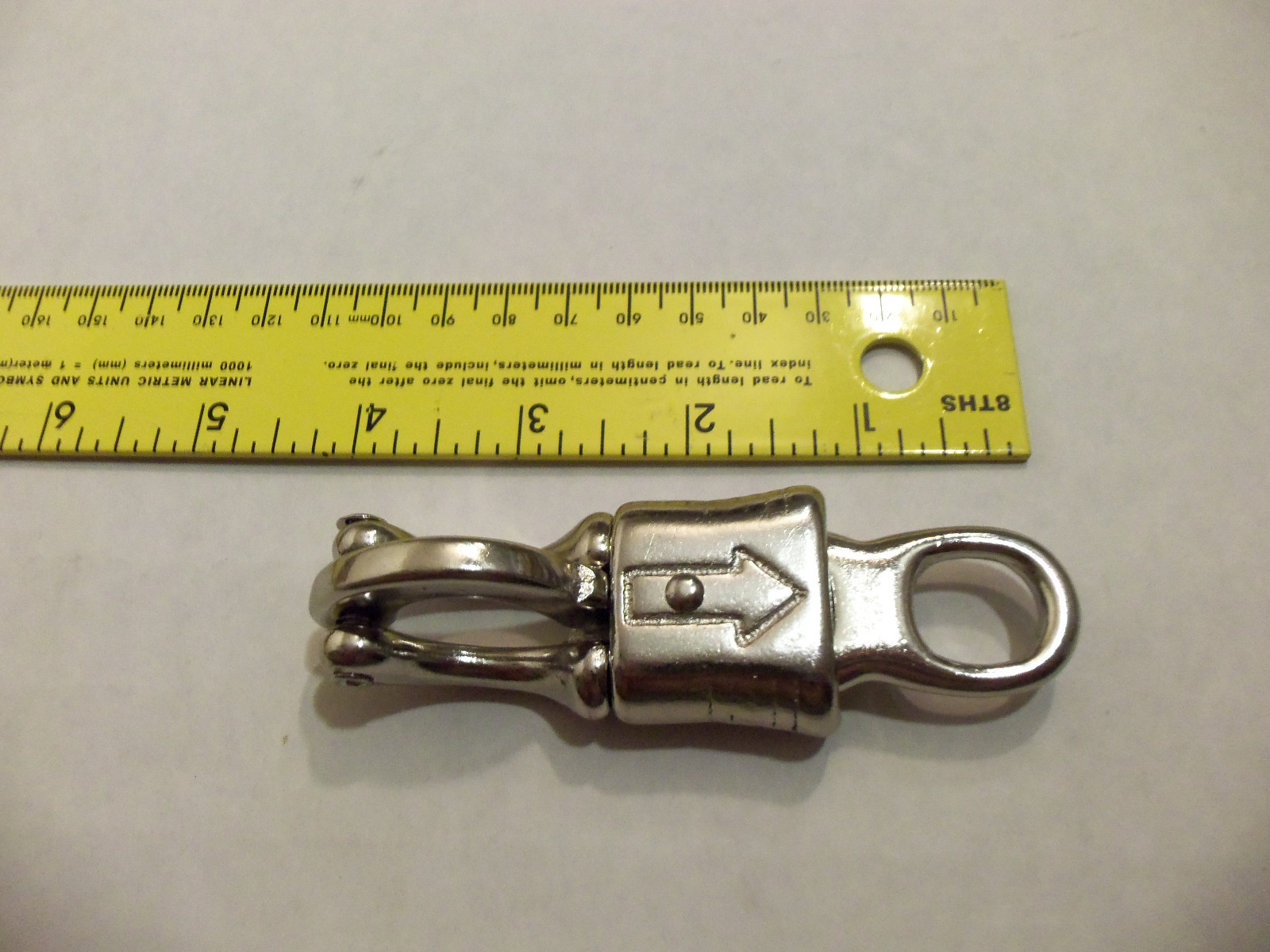 LOT OF 10 Panic Snap 3 7/8” Malleable Iron 1/2" Fixed-Eye Nickel Plated 10011