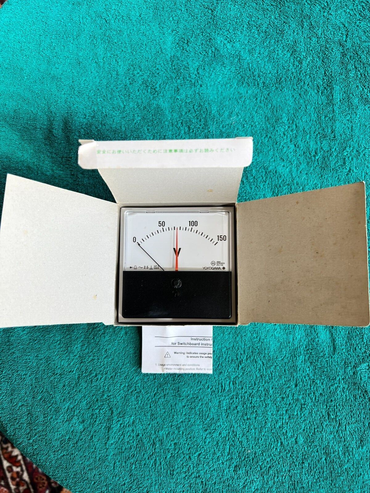 Yokogawa FS10RV-VPZ-N-B-BS, Voltmeter 0- to 150-VAC, 2.5% Accuracy, 4" x 4", New