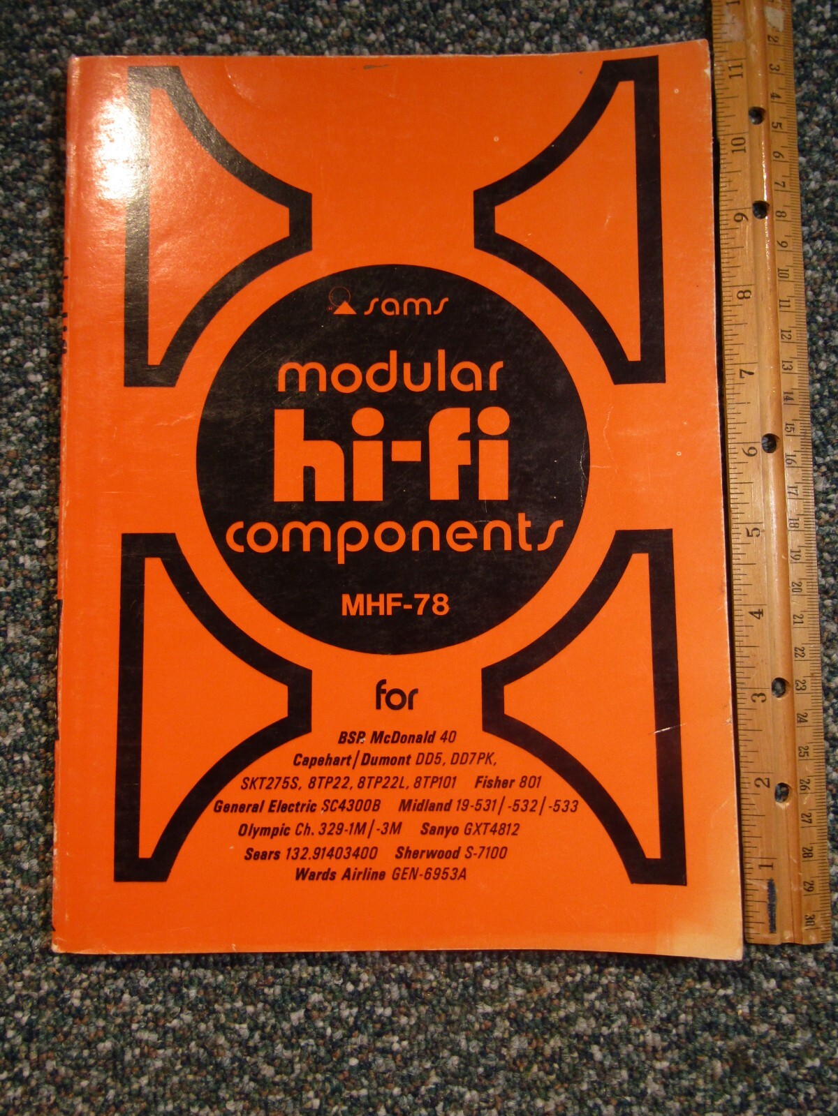 Sams Photofact Modular HI-FI Series MHF-78 ~ July 1976 ~ Fisher Sherwood Midland