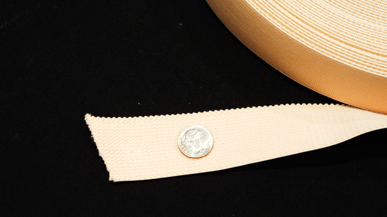 1-1/4" Wide Nude Colored Elastic Sold By the Yard - for Swimwear