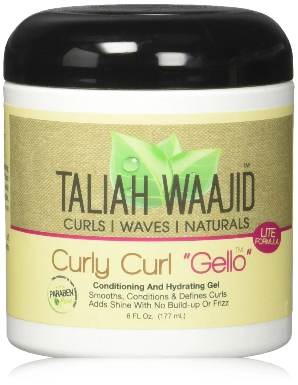 Taliah Waajid Curly Curl Gello, Conditioning And Hydrating Gel 6 Oz
