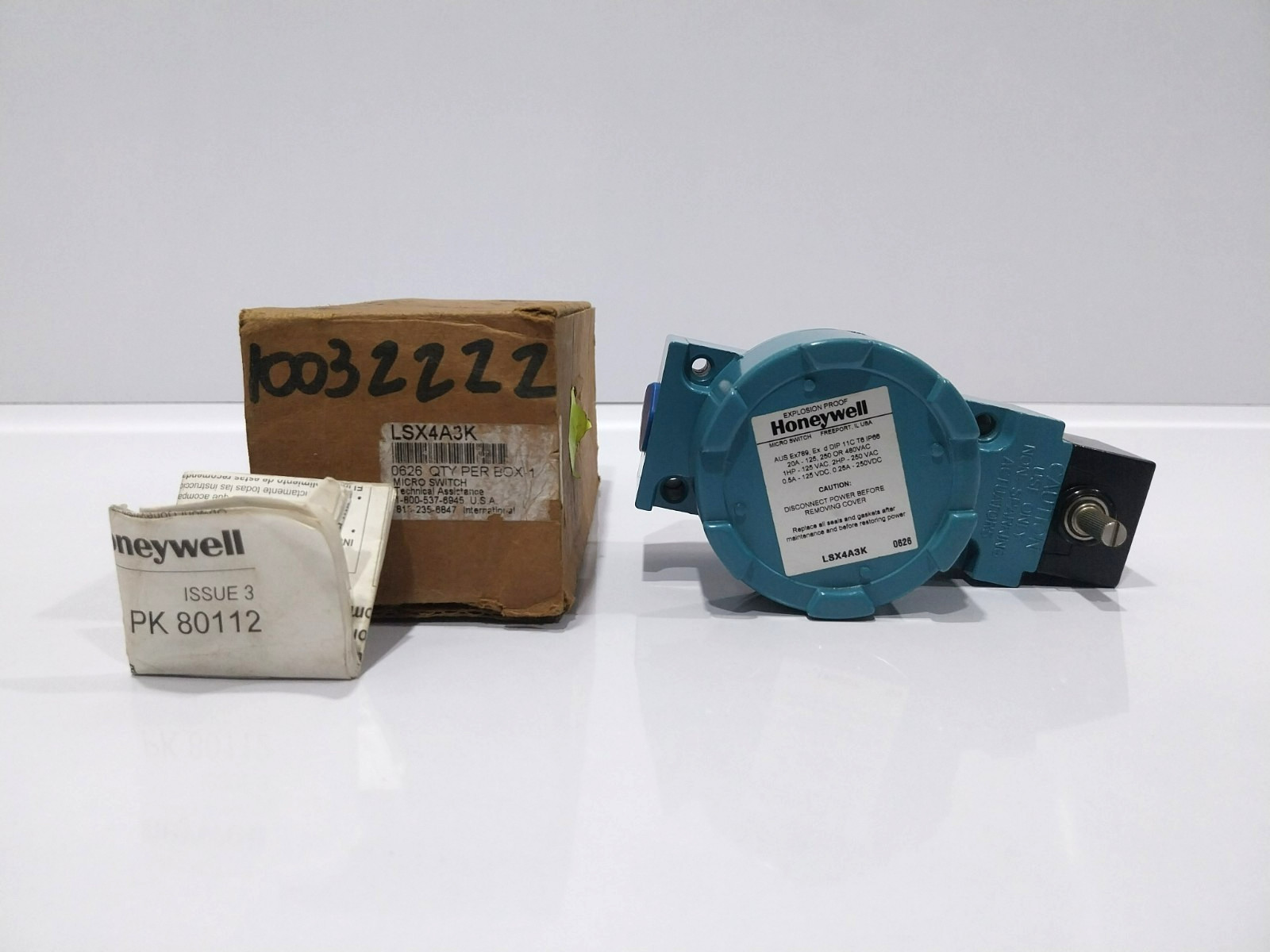 HONEYWELL | LSX4A3K | MICRO SWITCH | 20A-125 | SR:0626 | 250VAC | FREE SHIP