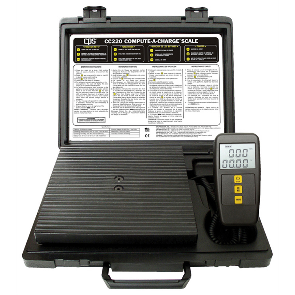 CPS Products HEAVY DUTY SCALE 220 LBS CC220