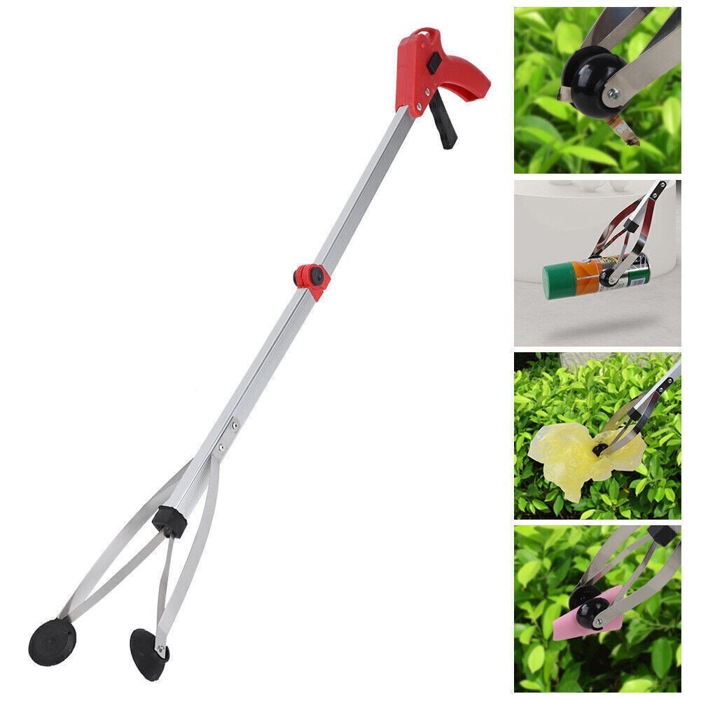 Garbage Picker Folding Trash Grabber for Garden Leaves Waste Pick Up