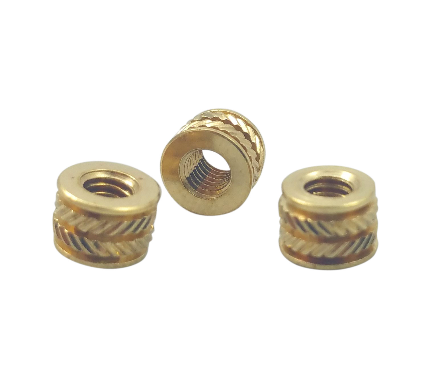 20x #10-24 Brass Threaded Heat Set Inserts for Plastic 3D Printing Brass #10 US