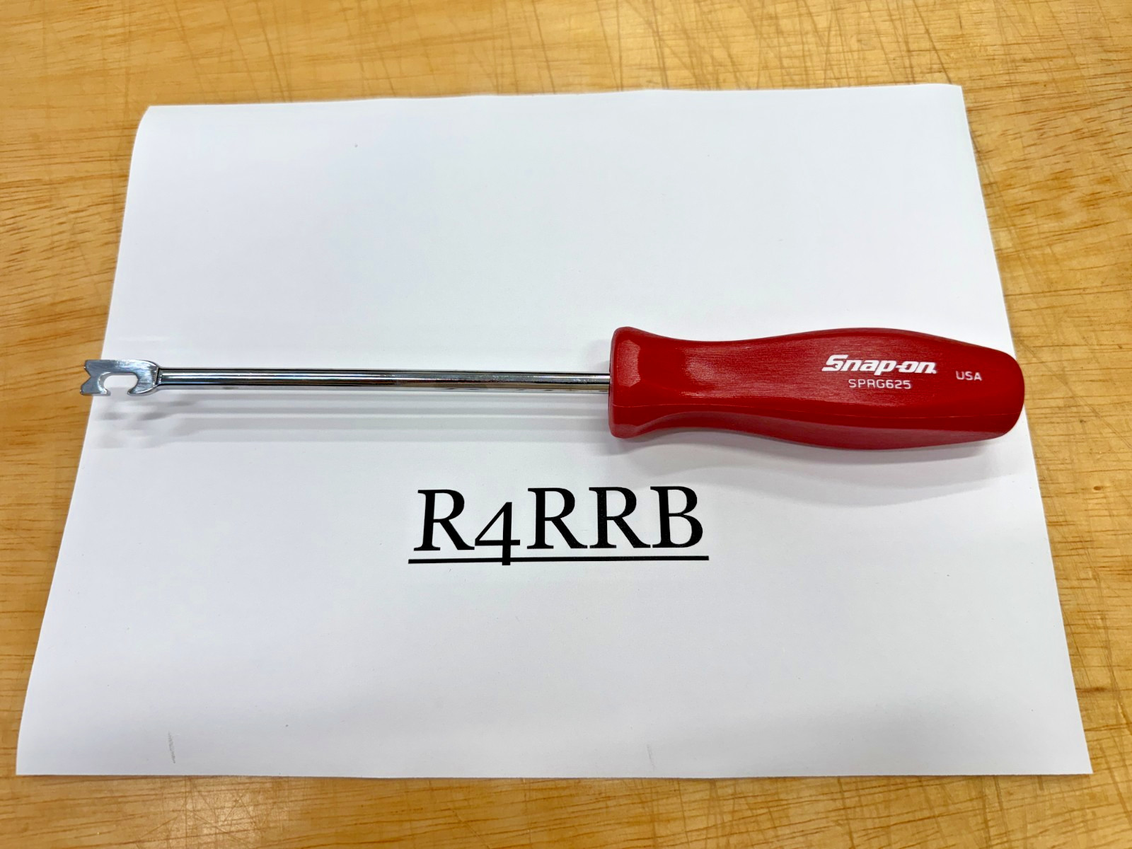Snap-on Tools USA NEW RED HARD GRIP 13/32" Blade Push Pull Spring Tool SPRG625R