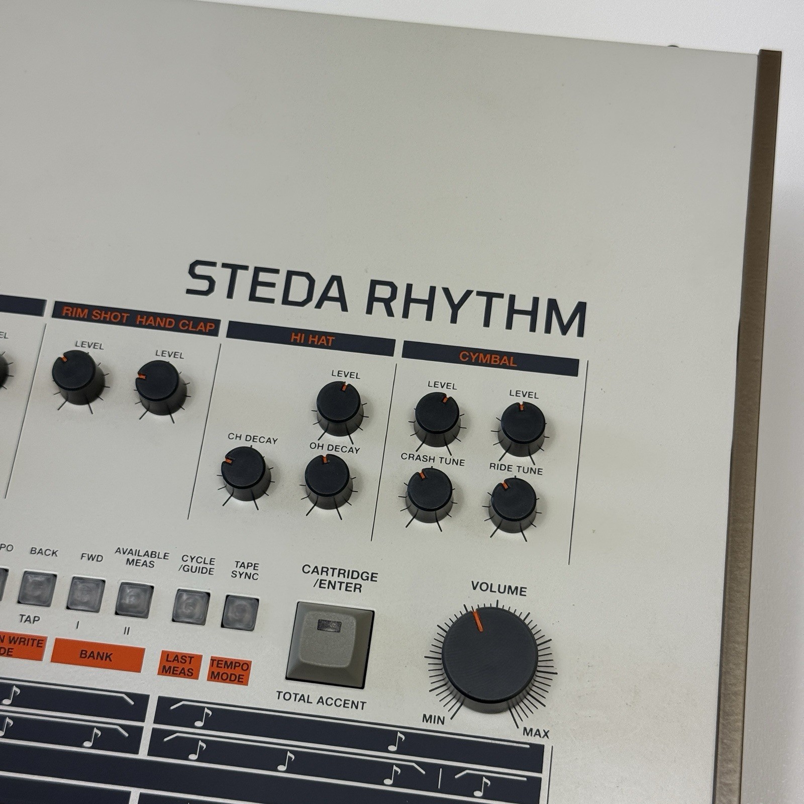 Steda Electronics SR-909 Analog Drum Machine TR-909 Clone Tested Works Excellent