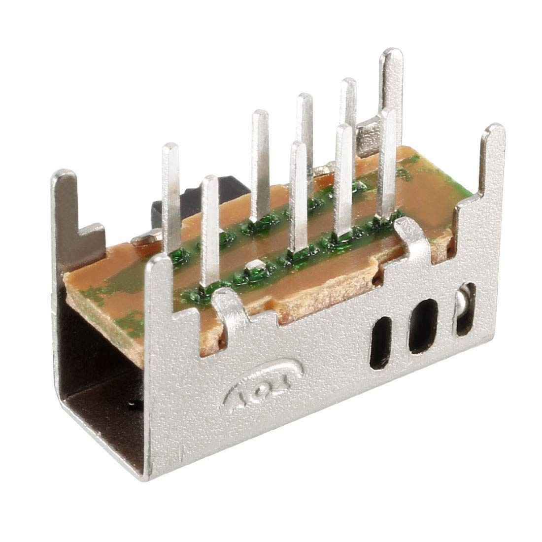 30x 8 Pin 3 Position 2P3T DP3T Miniature Slide Switch Right Angle Toggle Switch