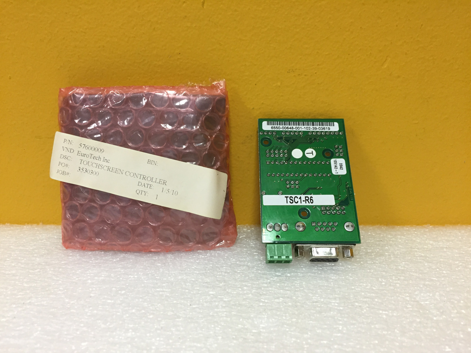 Eurotech / Arcom TSC1-R6 RS-232 Touchscreen Controller. New in Box!