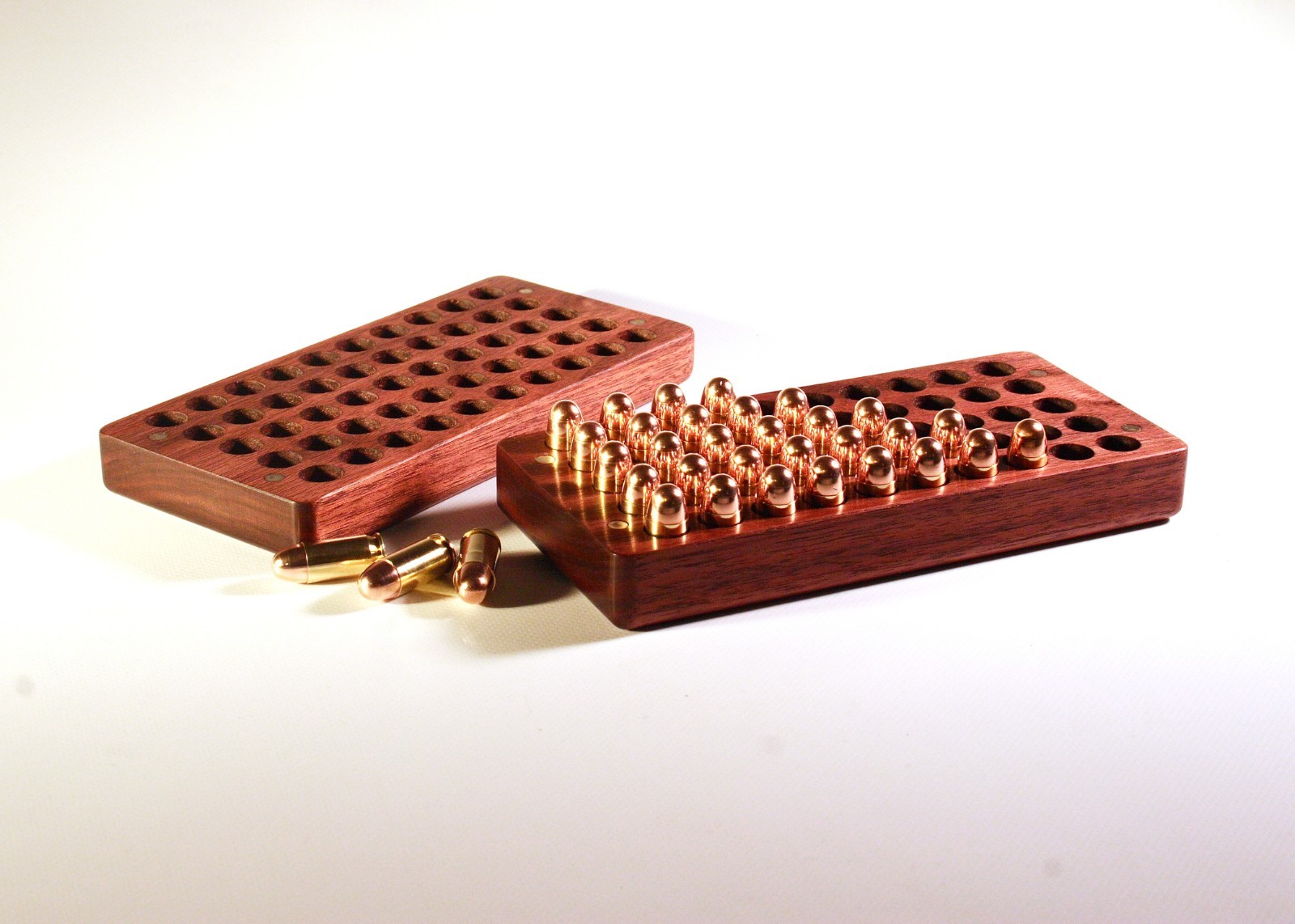 50 Rd 44 Magnum Walnut Ammo Box ruger s&w .44 mag handgun revolver remington